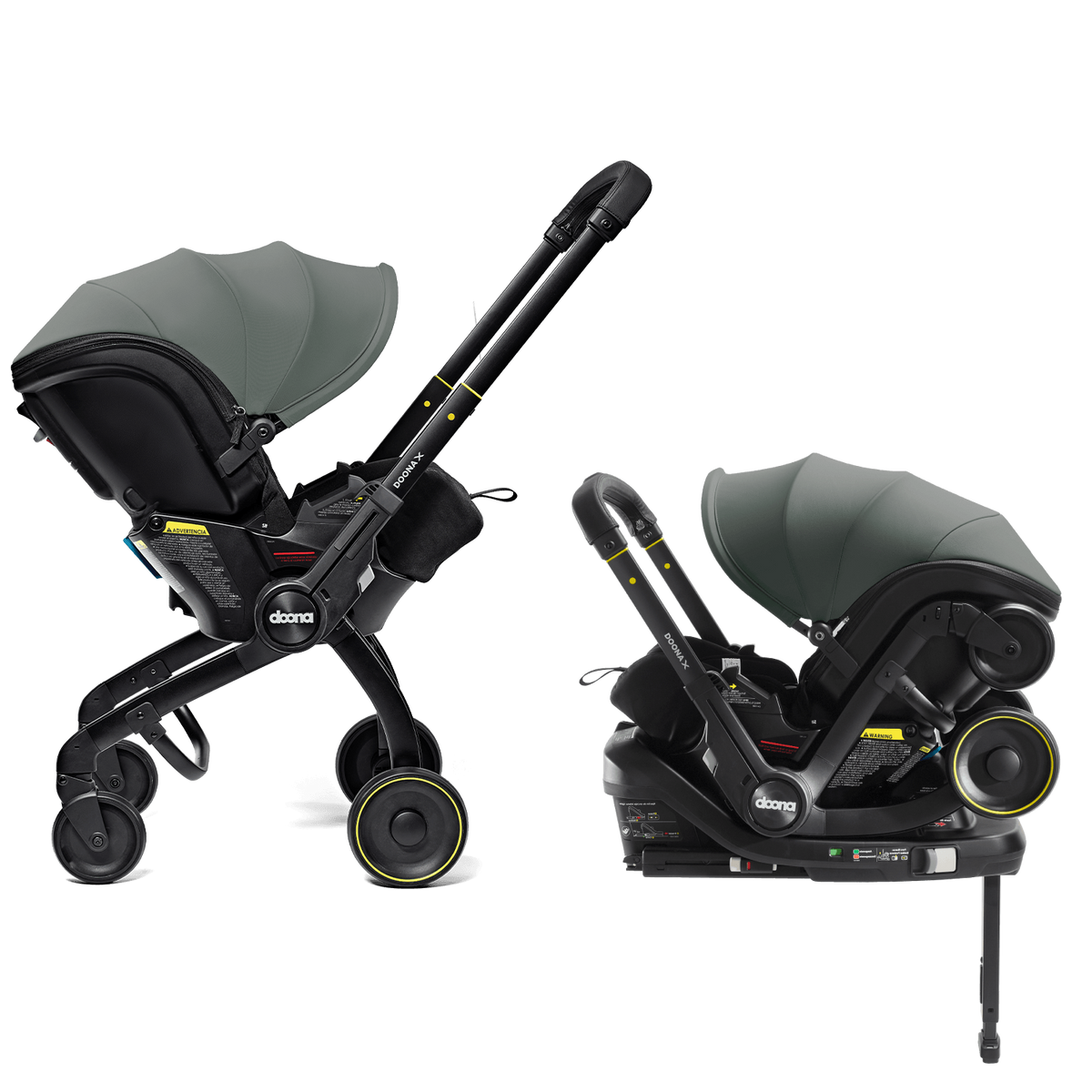 Doona X Car Seat & Stroller - Slate Green