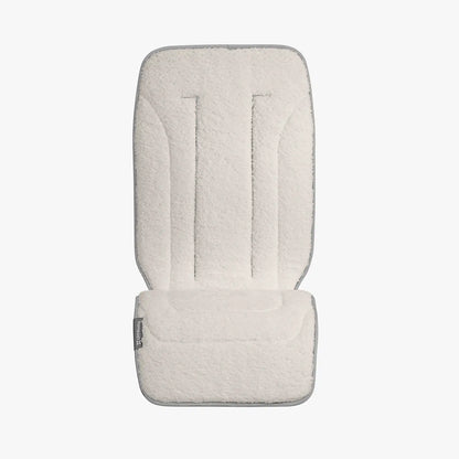 Reversible Seat Liner - Phoebe - Breathable Light Grey | Cozy Fleece