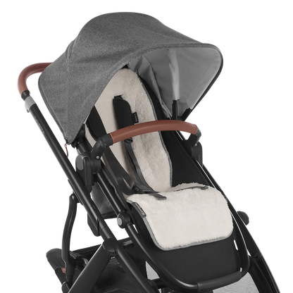 Reversible Seat Liner - Phoebe - Breathable Light Grey | Cozy Fleece