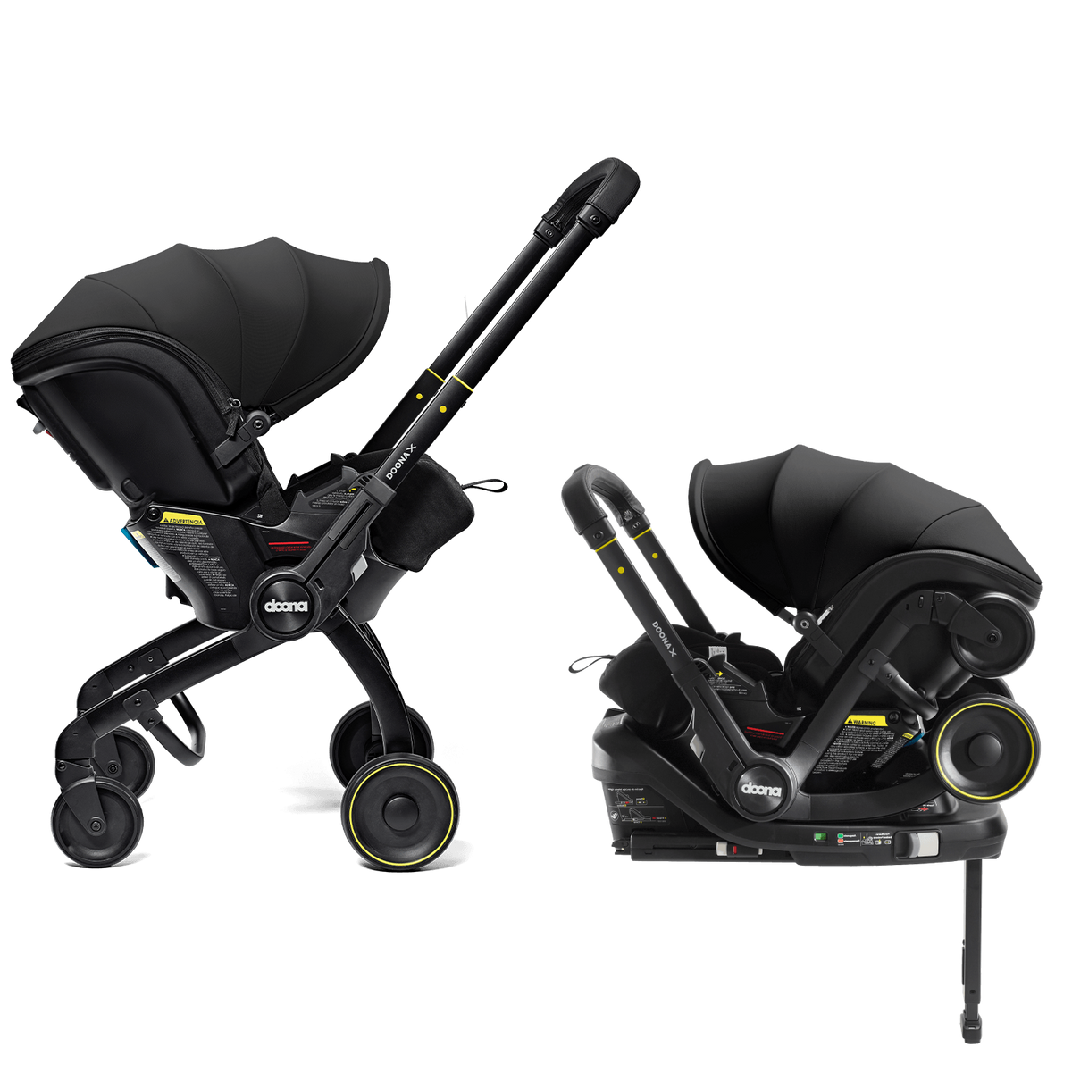 Doona X Car Seat & Stroller - Nitro Black