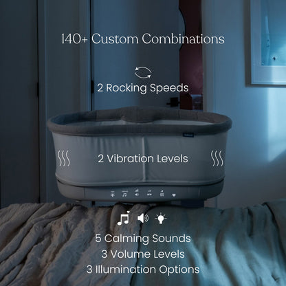 HALO BassiNest® Connected Swivel Sleeper 3.0 - Smart Bassinet
