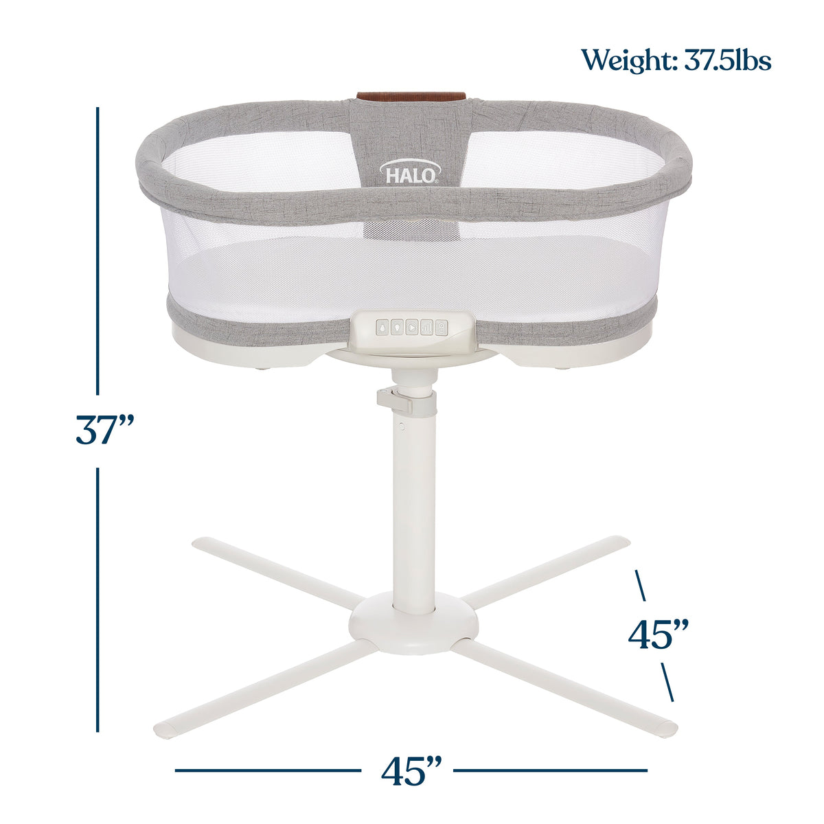 HALO BassiNest® Luxe Swivel Sleeper Bassinet