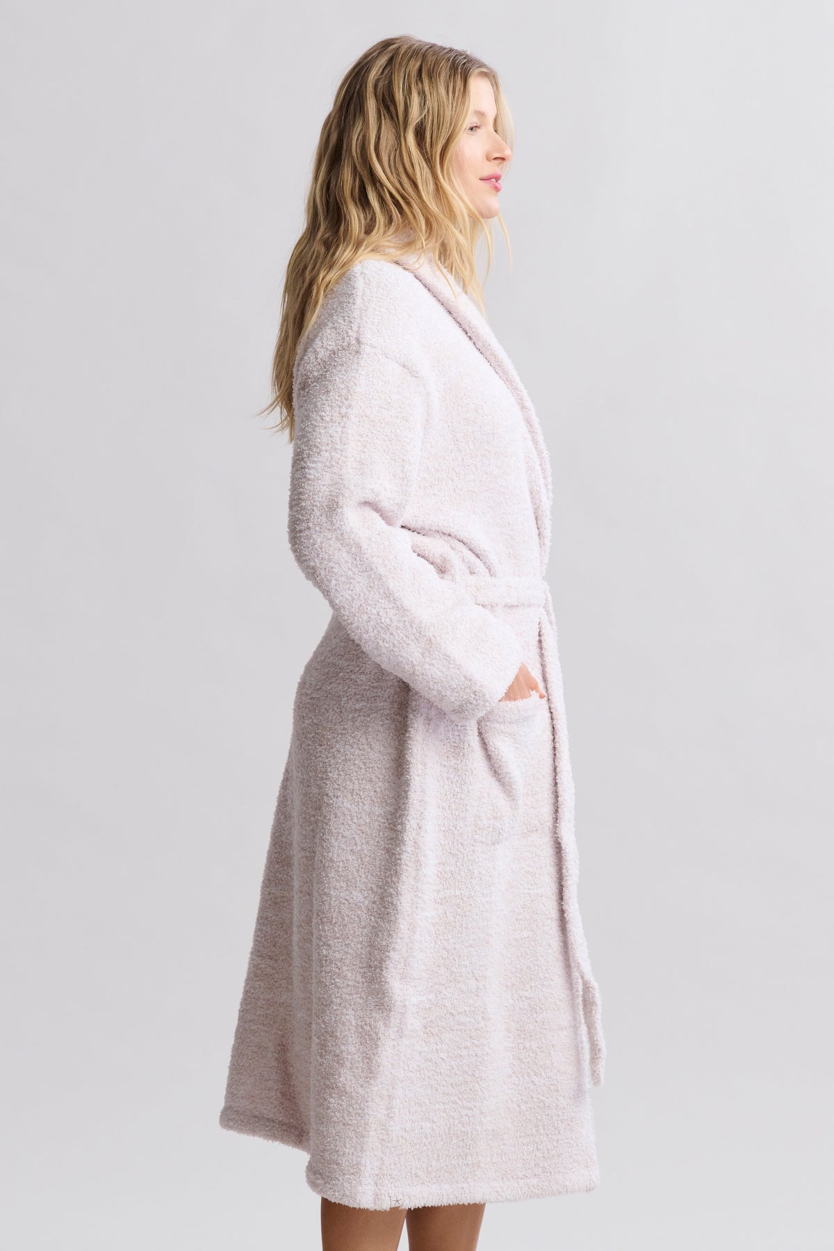Heathered Stone / White