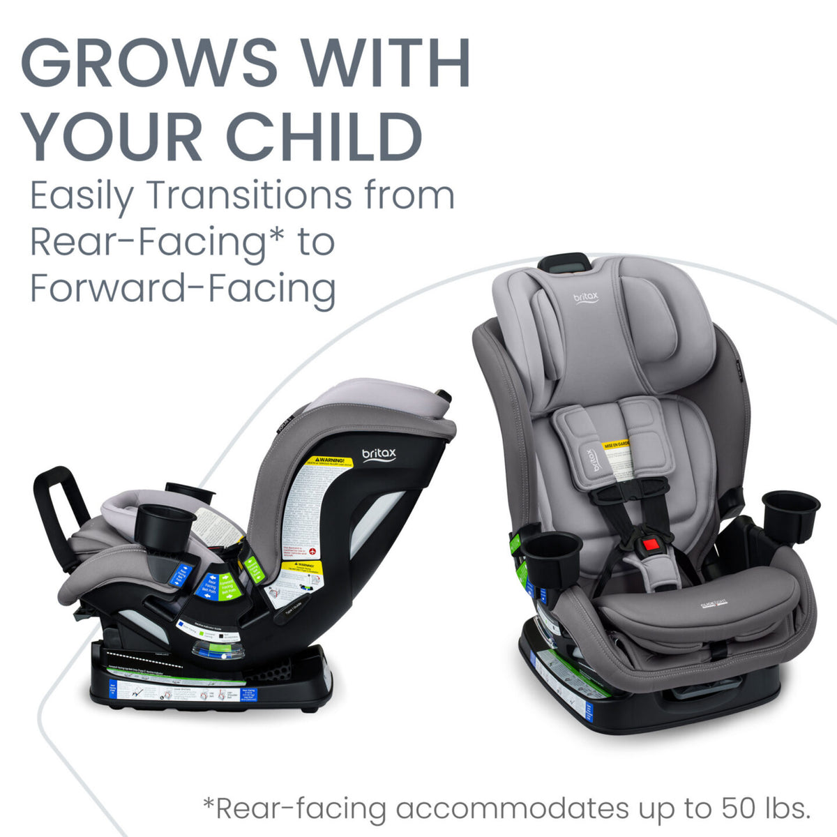 Poplar S Convertible Car Seat - Slim 17 Design