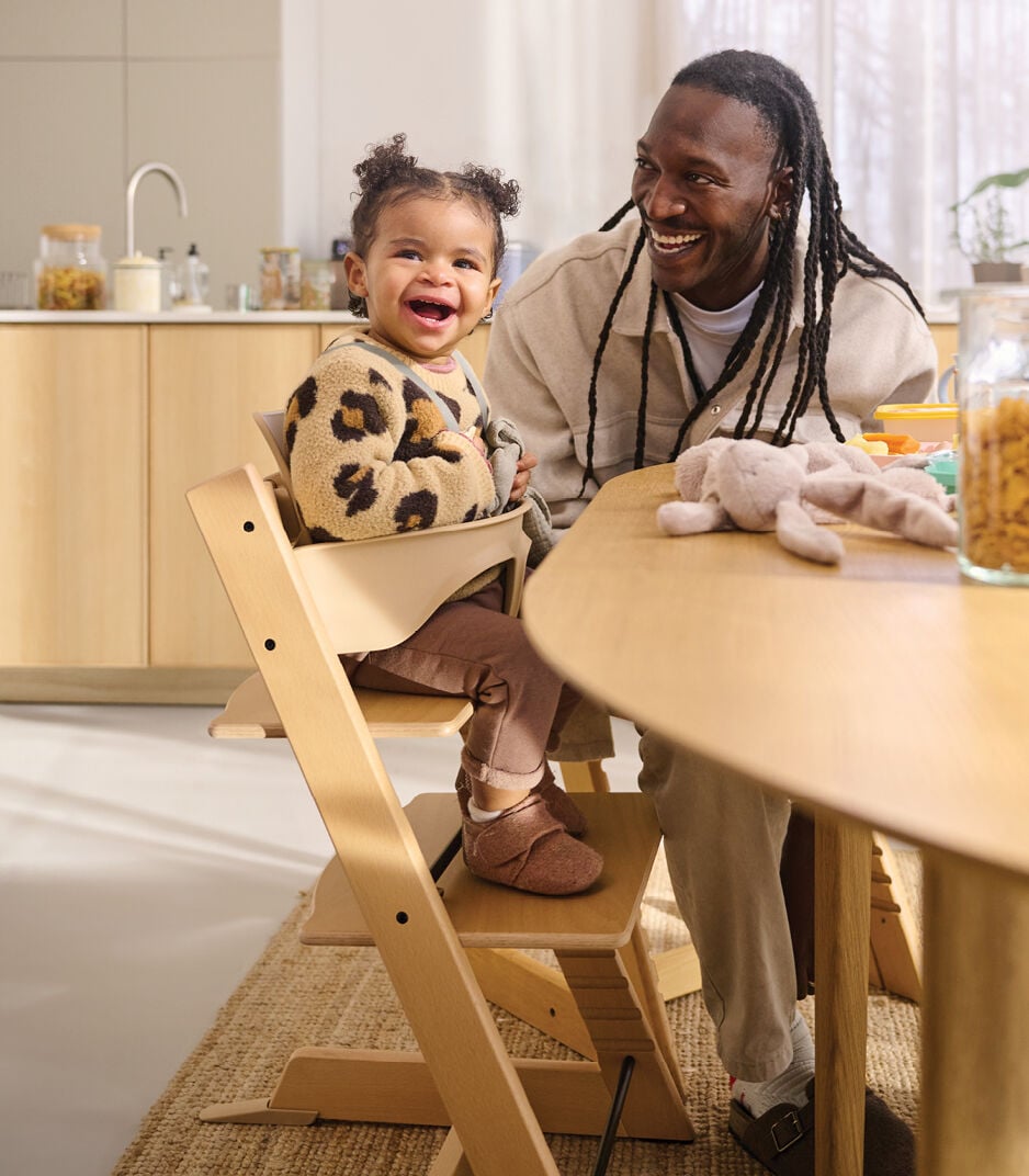 Tripp Trapp High Chair with Tray and Cushion