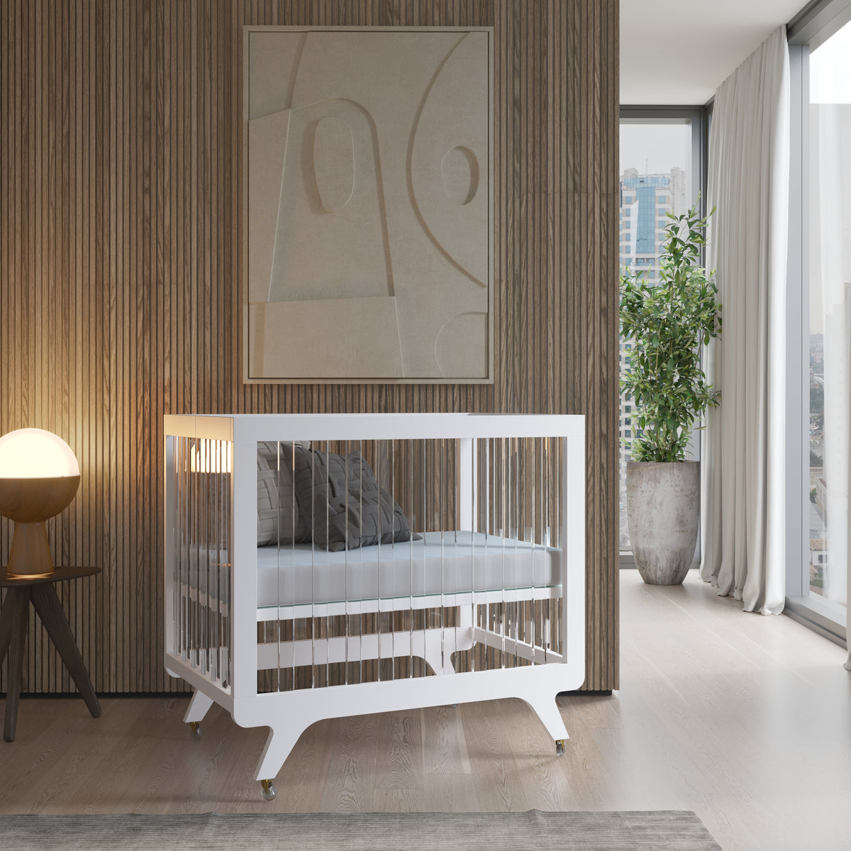 Melo Caress V-leg Foldable Crib