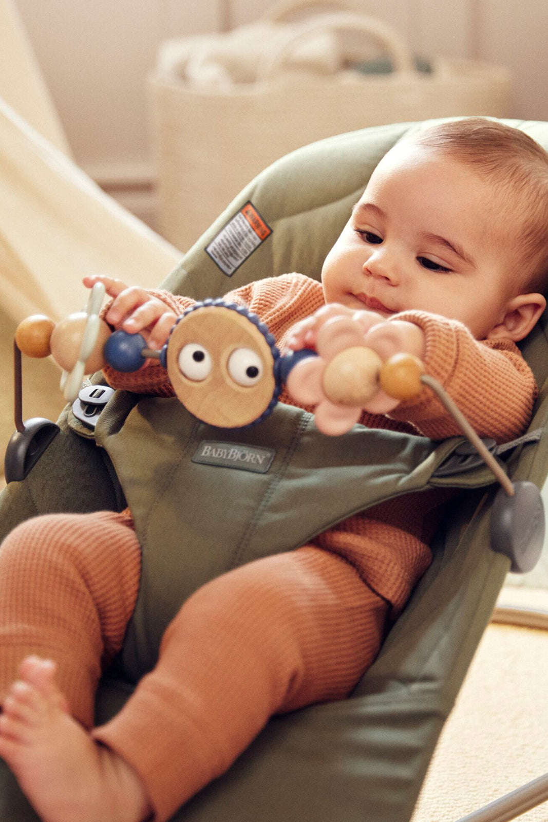 Toy for Bouncer - Googly eyes