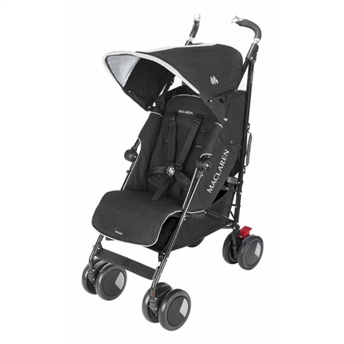 Maclaren Techno XT Black Lightweight Travel Stroller | DaintyBaby.com